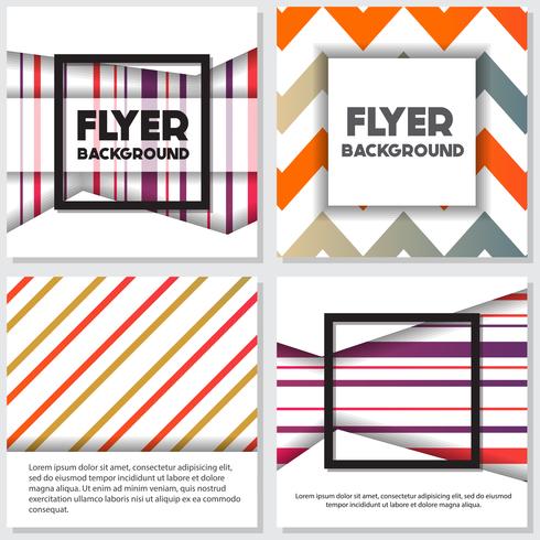fresh background flyer style background Design Template vector