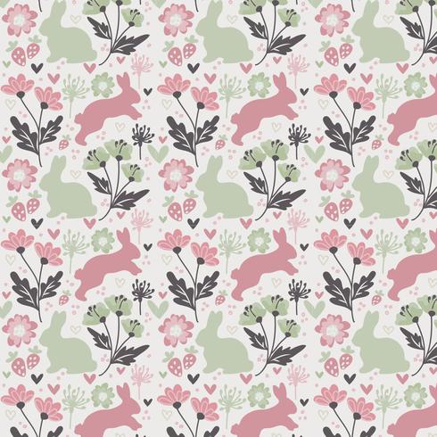 Vector Seamless Easter Pattern Desgin