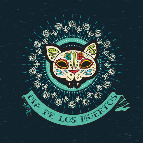 The poster  of Day of the Dead,  vector