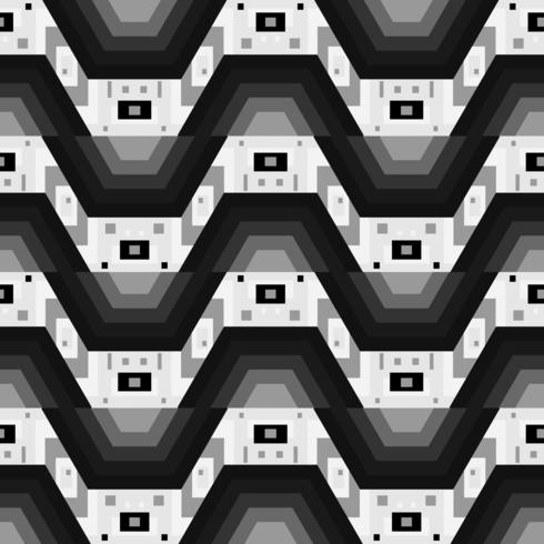 Seamless texture with geometric ornament.  vector