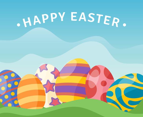 Easter Background vector