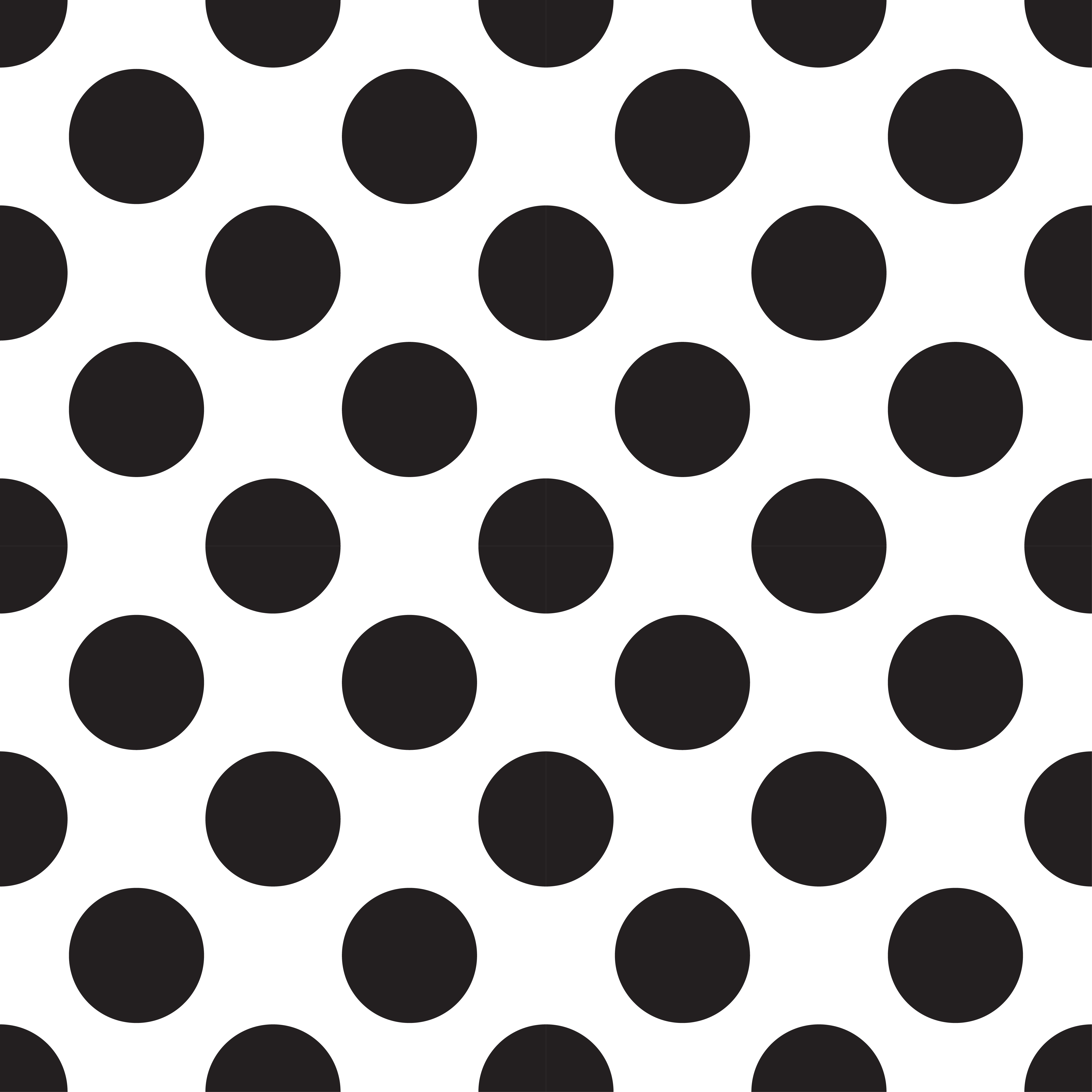 seamless patterns with white and black peas polka dot. 344778 Vector ...