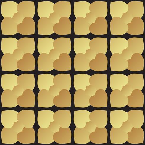 Universal black and gold seamless pattern tiling.  vector