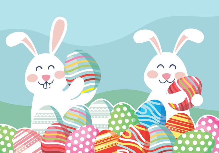 Easter Wallpaper Vector