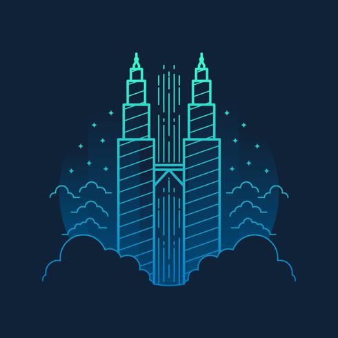 kuala lumpur vector