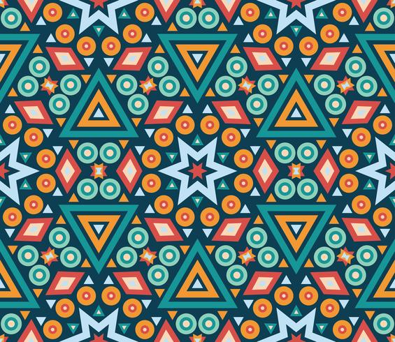 Retro diferentes patrones sin fisuras de mosaico. vector