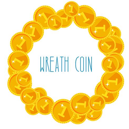 Set of gold medals or seals. All pieces are separate and easy to edit. vector