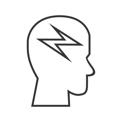 Line Black Icon vector