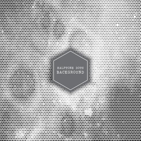 Grunge halftone dots background  vector