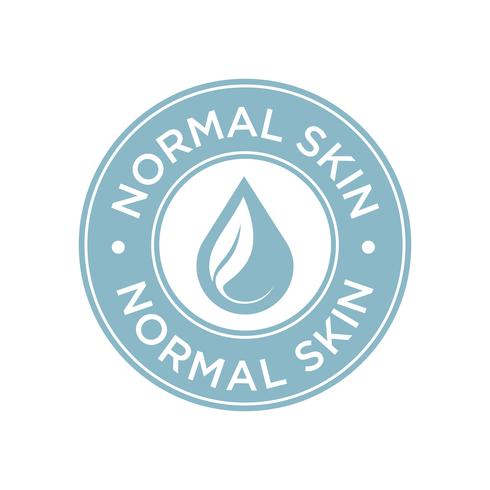 Normal skin icon. vector