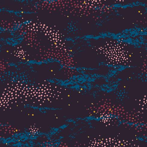 Abstract cosmic seamless pattern. vector