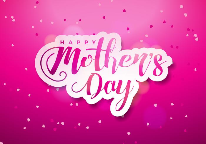 Happy Mother's Day Greeting card vector