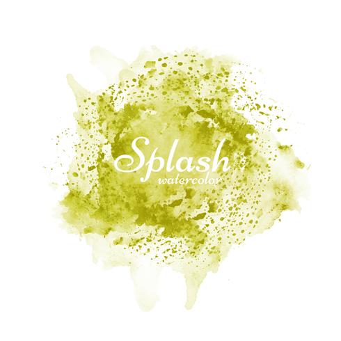 Modern colorful watercolor splash background vector