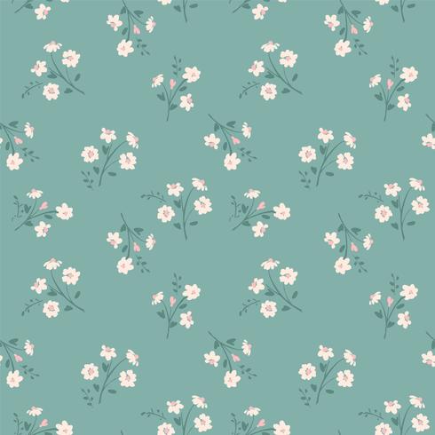 Floral abstract seamless pattern. Vector design for different surfases.