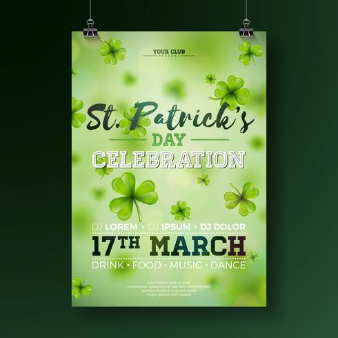 Saint Patrick's Day Party Flyer Illustration vector