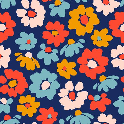 Floral seamless pattern. vector