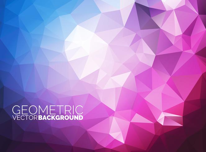 Vector geometric triangles background. Abstract polygonal design.