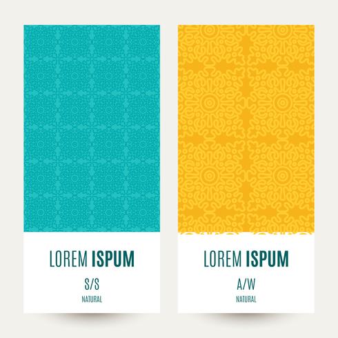 lace banner card vector