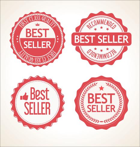 Best seller retro vintage badge and labels collection vector