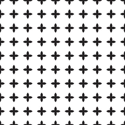 Universal  black and white seamless pattern tiling. vector