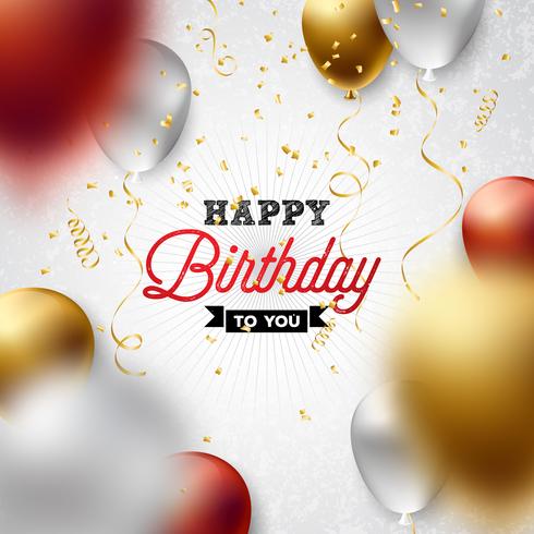 Happy Birthday Vector Design 3466 Vector Art At Vecteezy