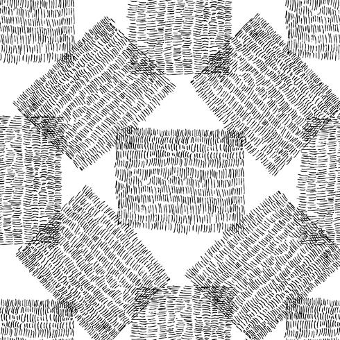 Seamless stylish hand drawn pattern.  vector