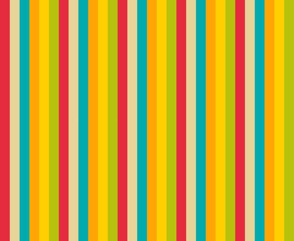 Vertical lines retro color pattern.  vector