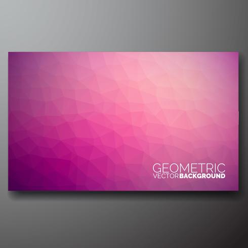 Vector geometric triangles background. Abstract polygonal design.
