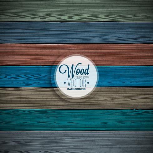 Painted wood texture background design vector