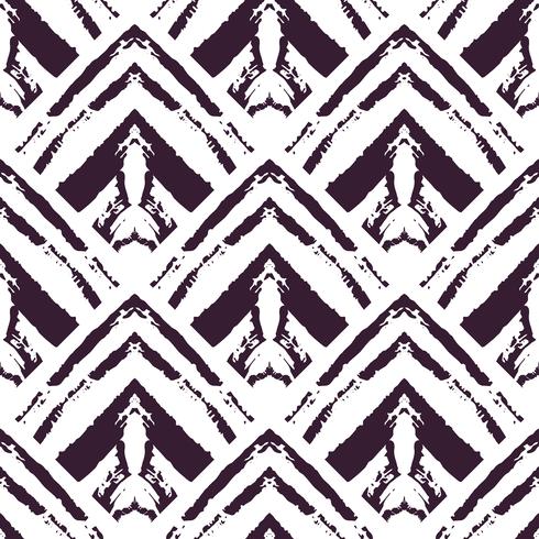 Hand drawn painted seamless pattern. vector