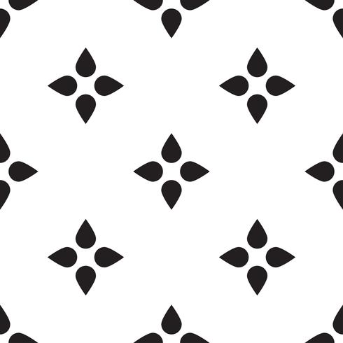 Universal black and white seamless pattern tiling .  vector