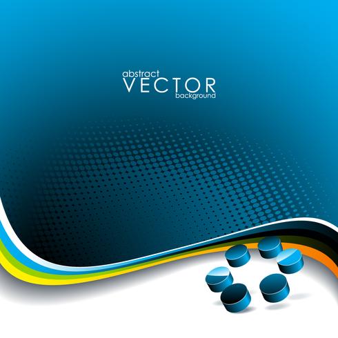 Vector background with abtrsct 3d circle element.