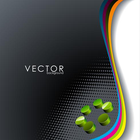 Vector background with abtrsct 3d circle element.