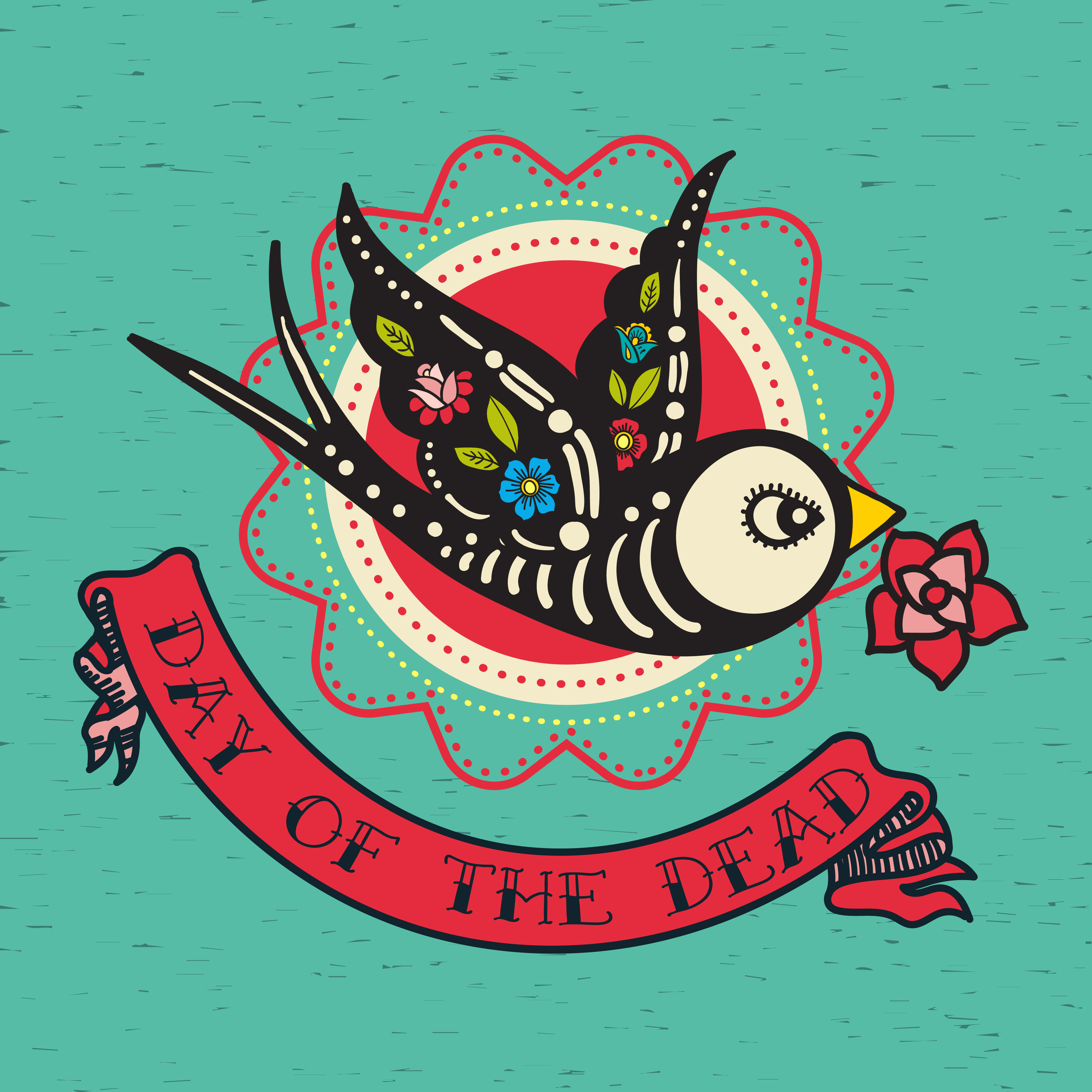 Download The poster of Day of the Dead, - Download Free Vectors ...