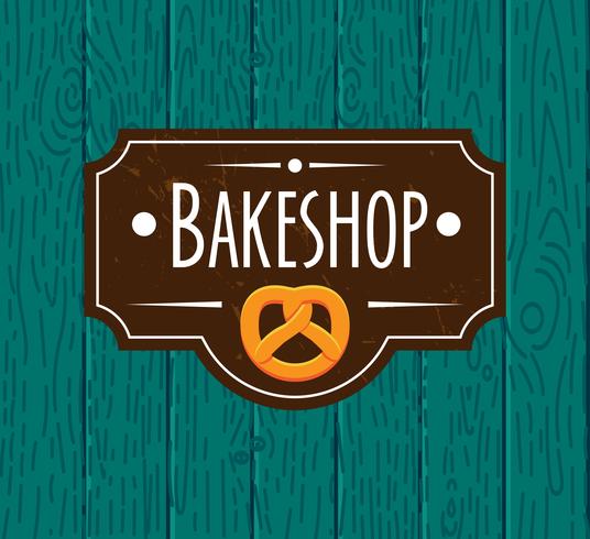 Collection of vintage retro bakery  vector