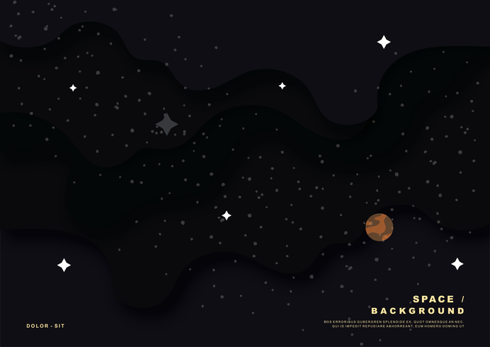 Space Background Vector