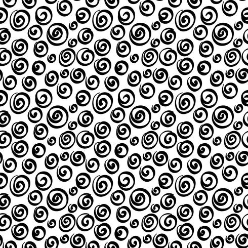 Seamless stylish hand drawn pattern.  vector