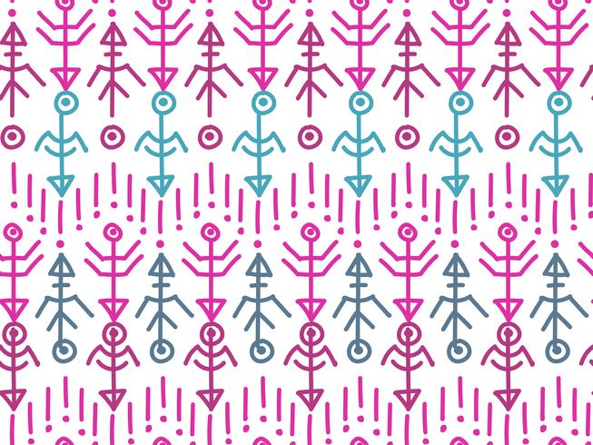 Ethnic seamless pattern. Aztec background.  vector