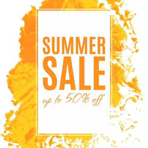 Sale poster with percent discount vector