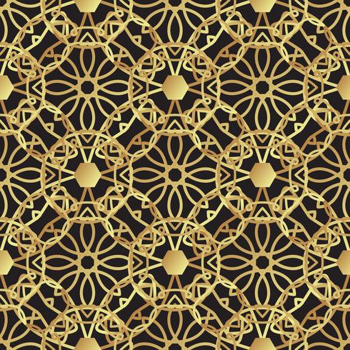 Vintage luxury gold background art deco  vector