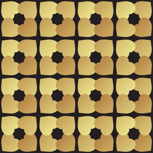 Universal black and gold seamless pattern tiling.  vector