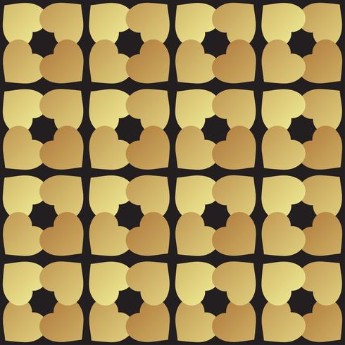 Universal black and gold seamless pattern tiling.  vector