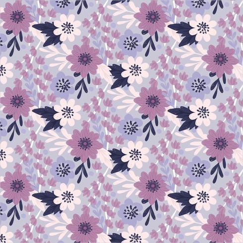 Vector Lavender Seamless Pattern