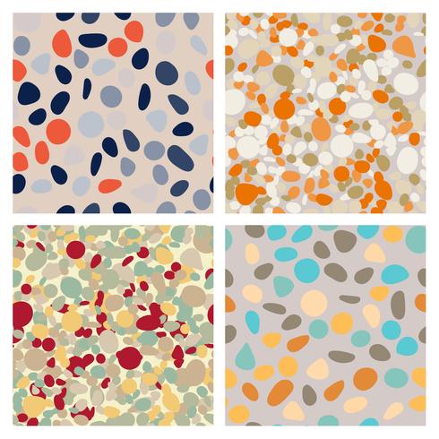 Terrazzo seamless pattern. Imitation of a Venetian stone floor vector