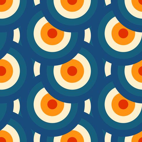 Retro different seamless patterns tiling.  vector