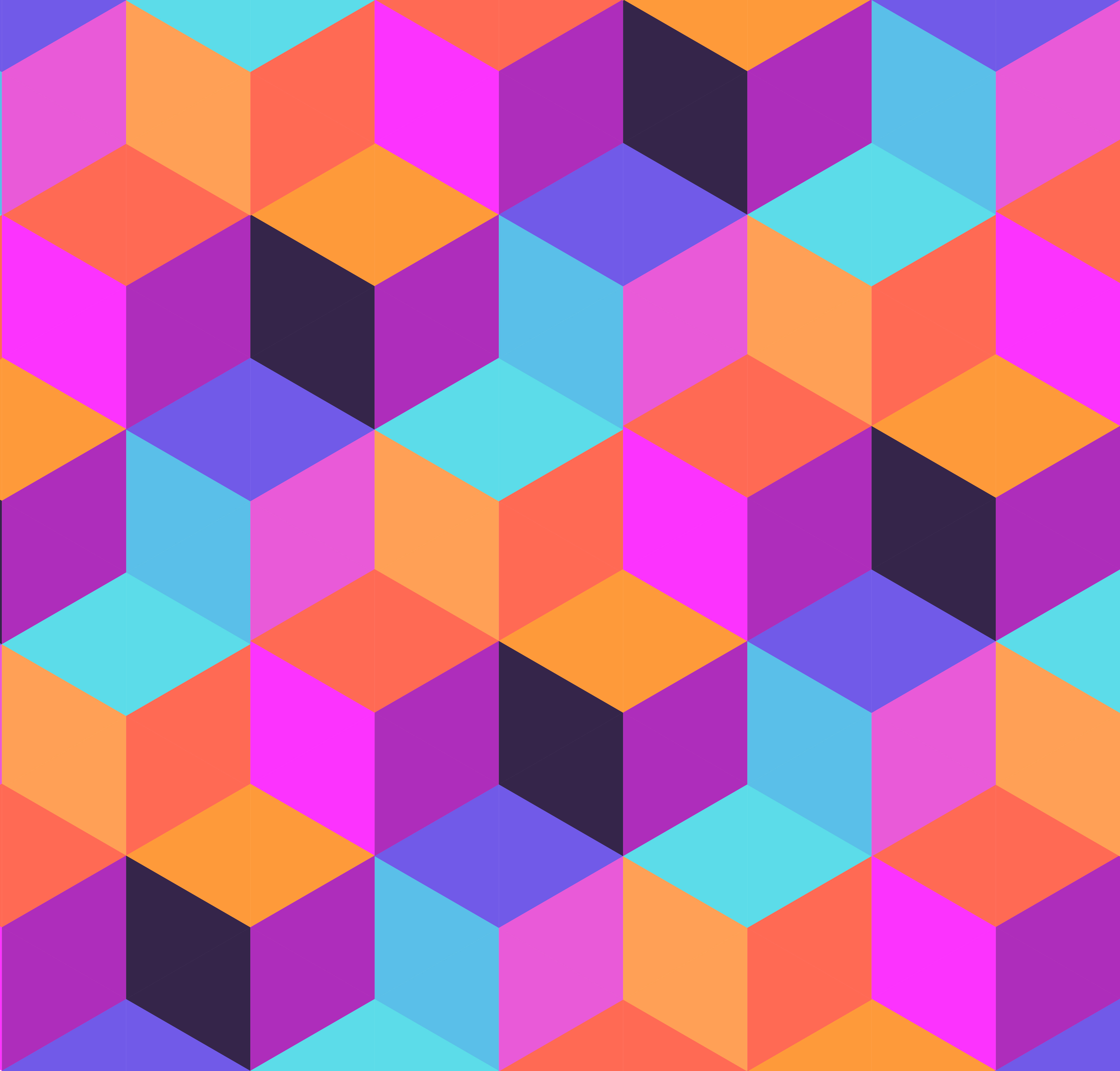 Geometric pattern of cubes and lozenges. 347586 Vector Art at Vecteezy