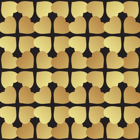 Universal  black and gold seamless pattern tiling.  vector