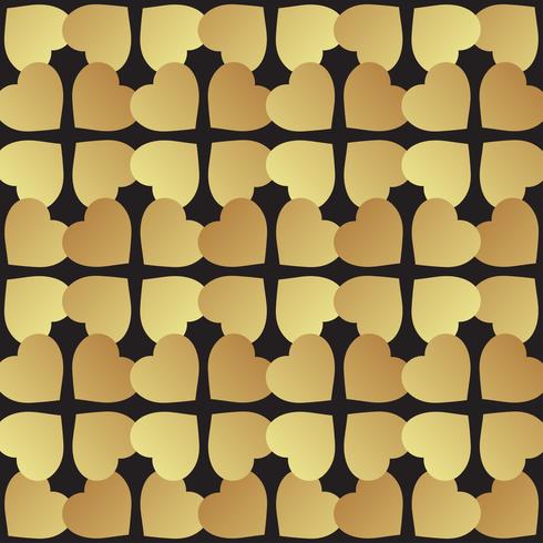 Universal  black and gold seamless pattern tiling.  vector