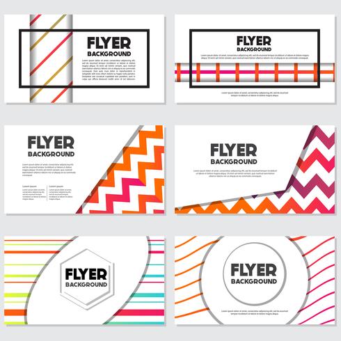 fresh background flyer style background Design Template vector