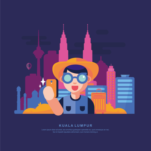 Vector de Kuala Lumpur